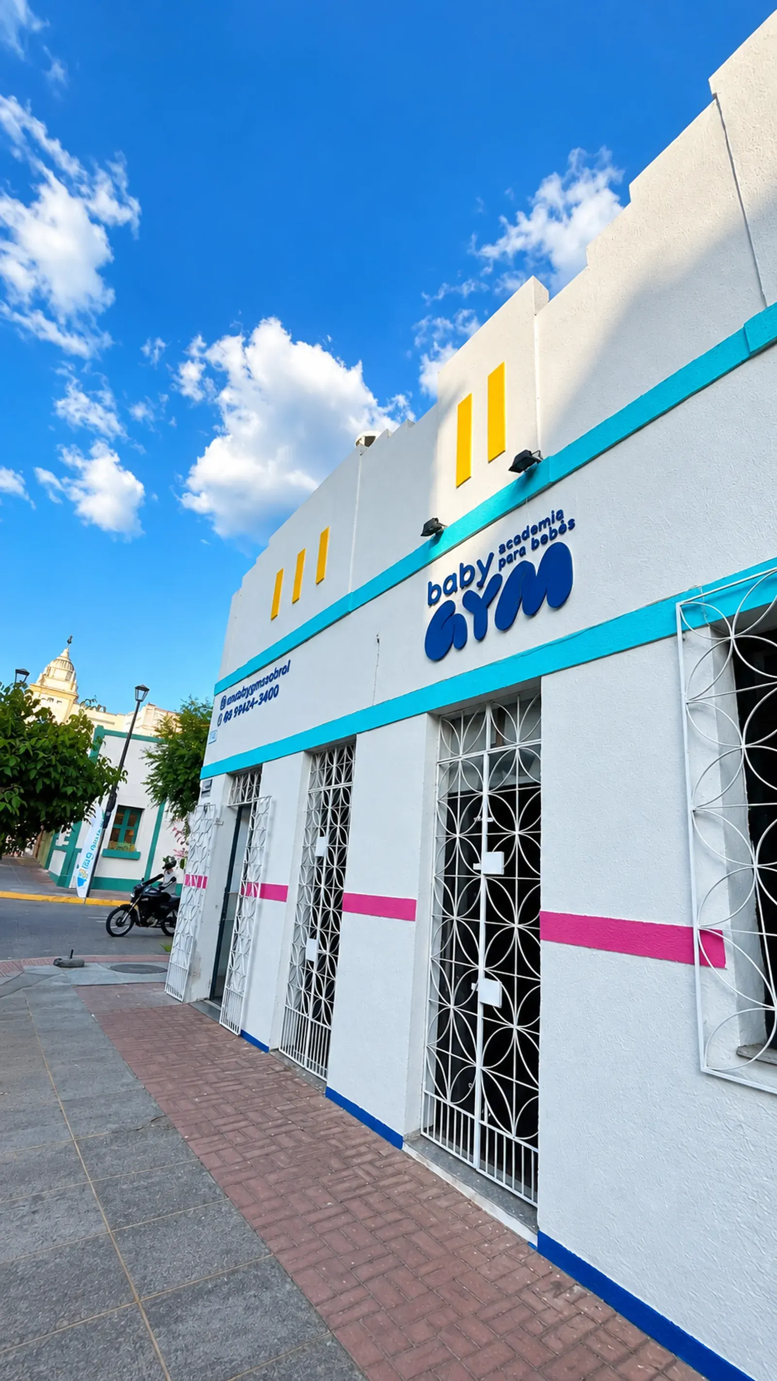 Fachada da Baby Gym Sobral, no Centro de Sobral
